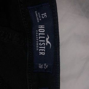 Hollister black skinny jeans